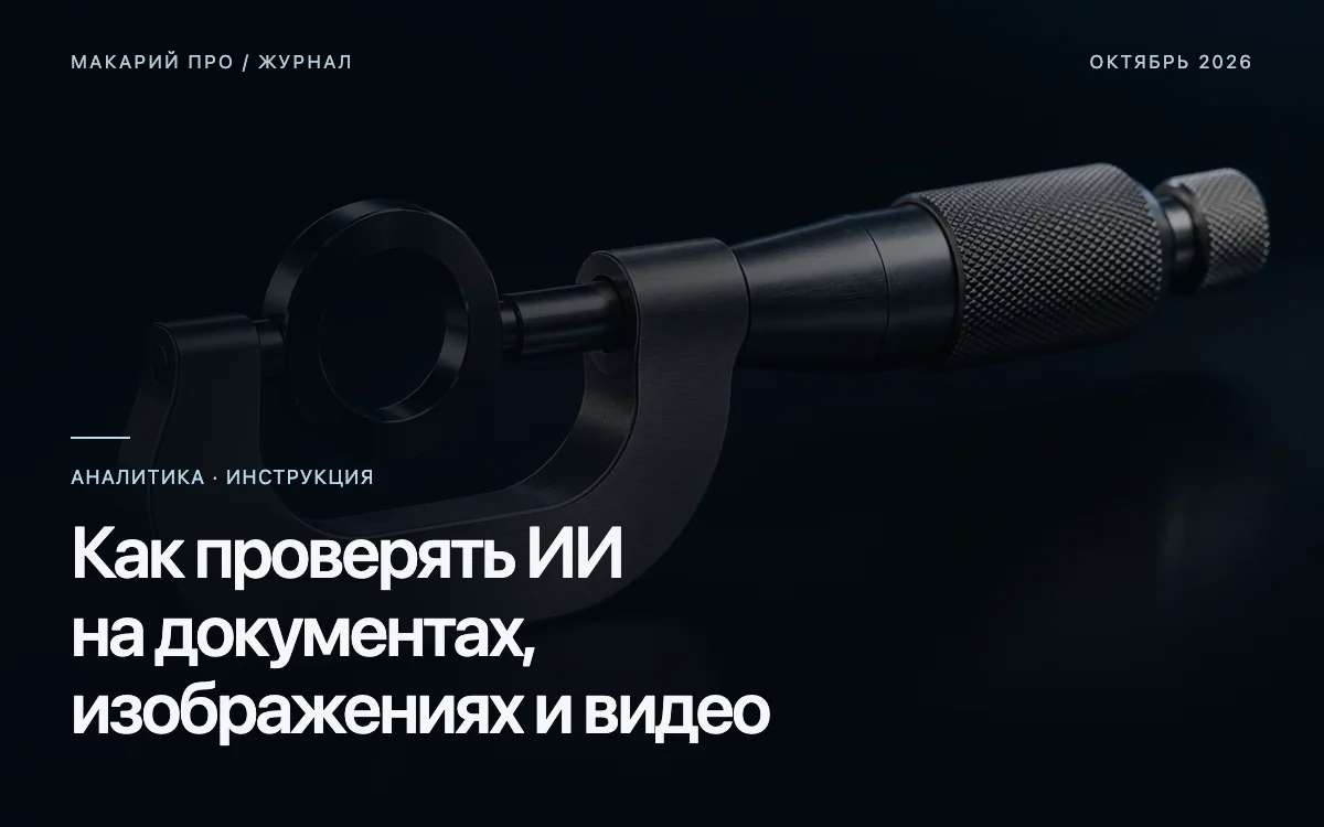 Как проверять ИИ на документах, изображениях и видео — редакционная иллюстрация